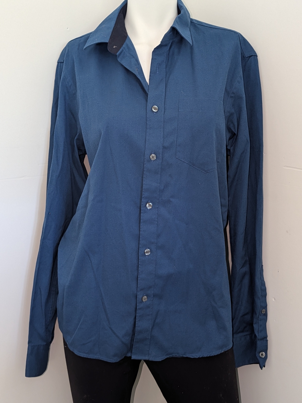 Apt. 9 Men's Button-Front Dress Shirt in Navy